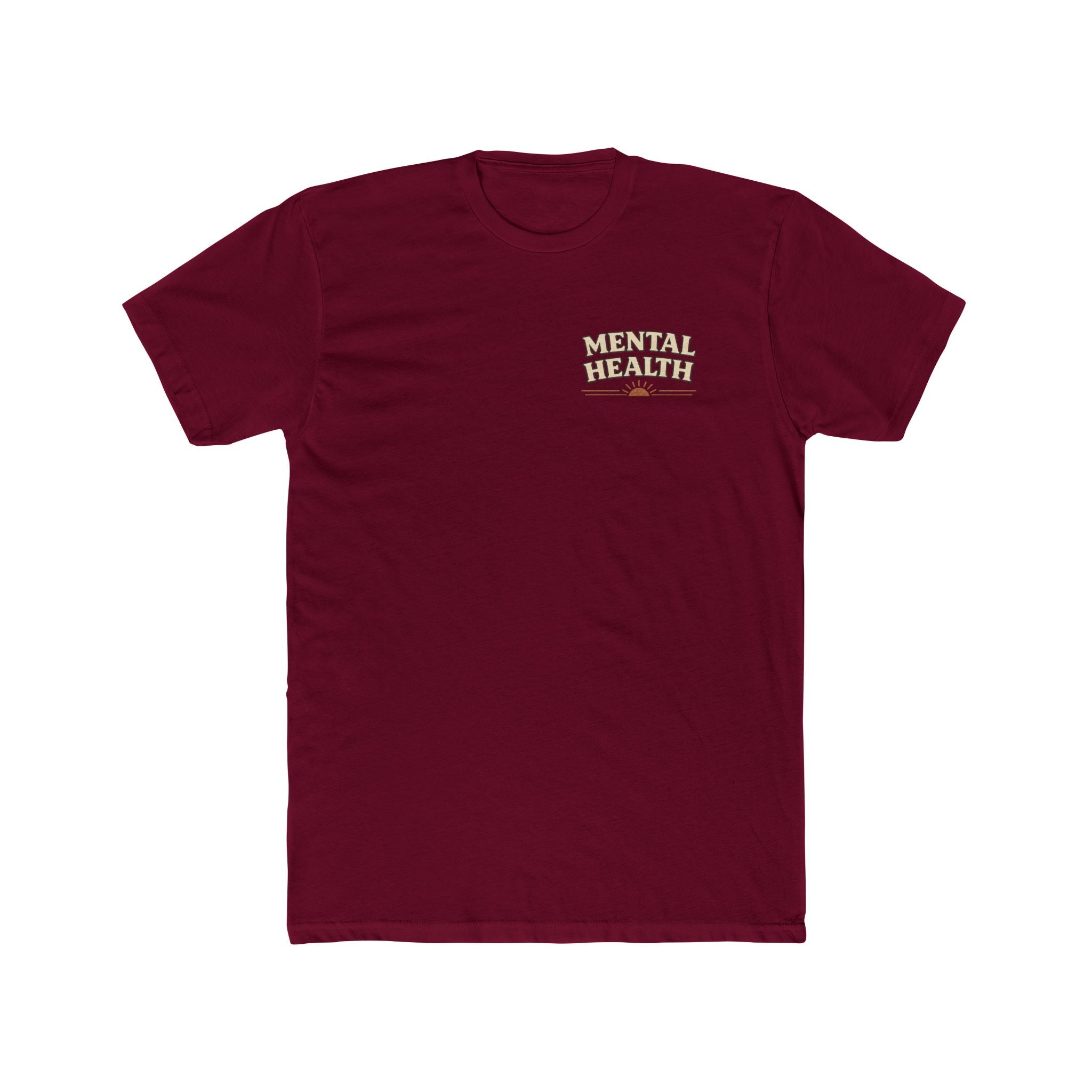Mental Health Is Health Tee | Retro Sunrise, Take Care of Your Mind