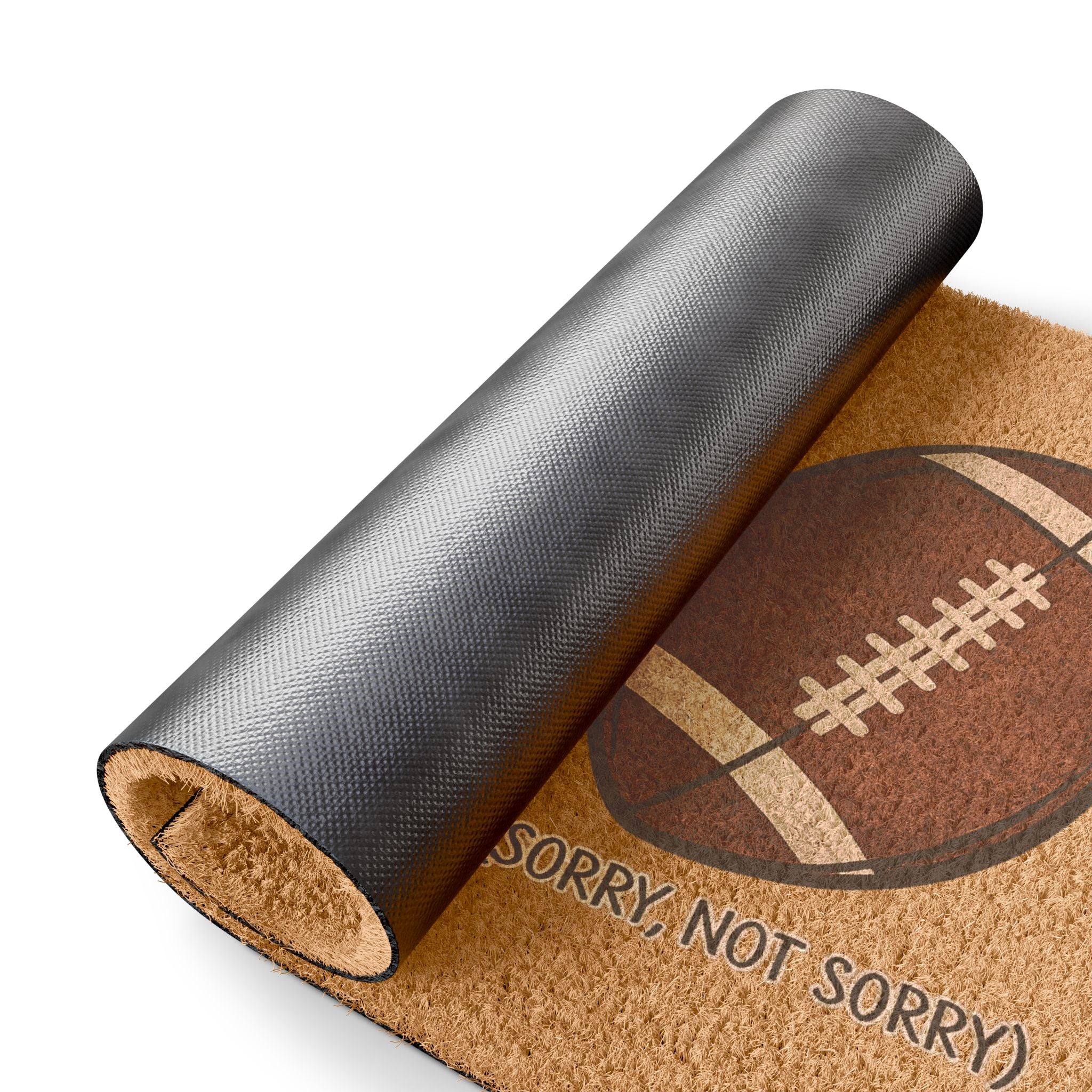 Football Season Doormat – "It's Not Hoarding If It's Football Season" Welcome Mat