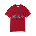 I Ain't Drunk I Am MERICAN T-shirt | American Flag Typography, Bacon Beer Freedom