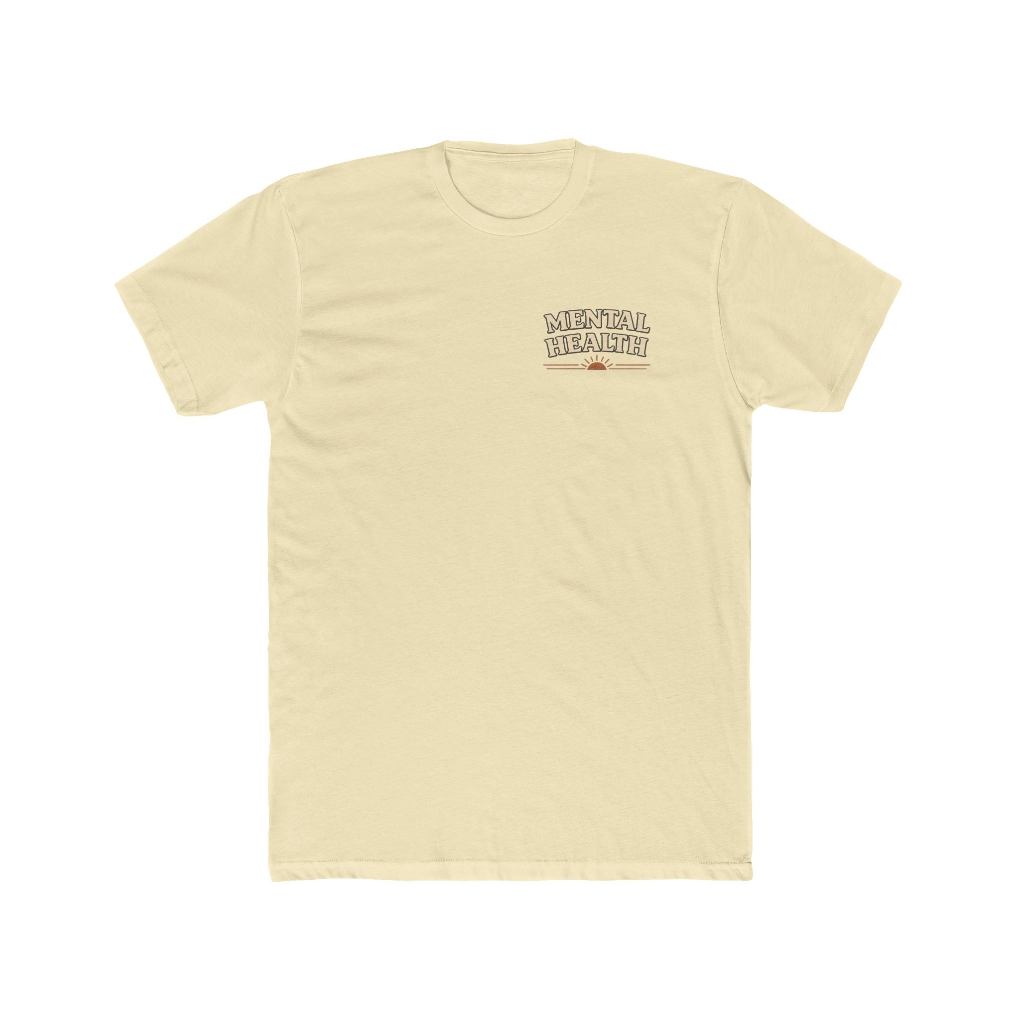 Mental Health Is Health Tee | Retro Sunrise, Take Care of Your Mind