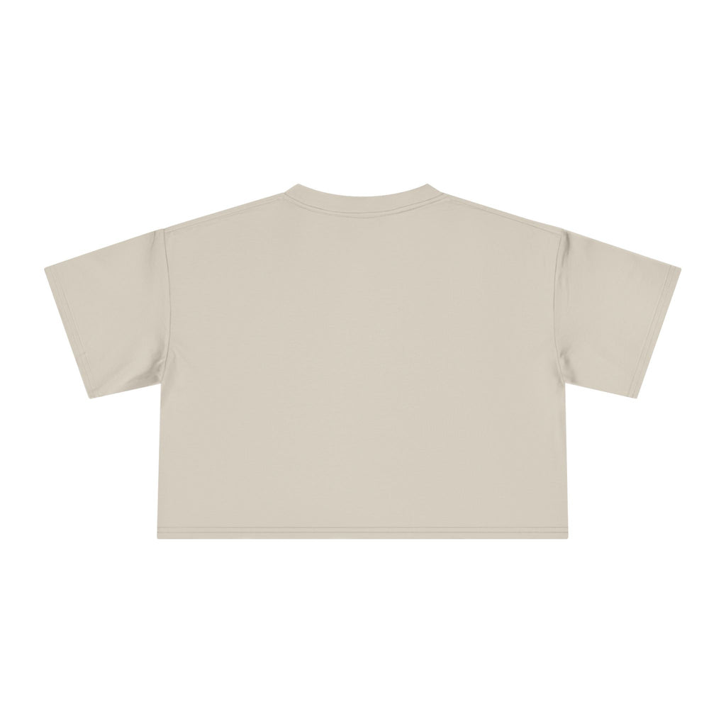 Beach Please graphic Crop Tee | tropical letters, pink bow