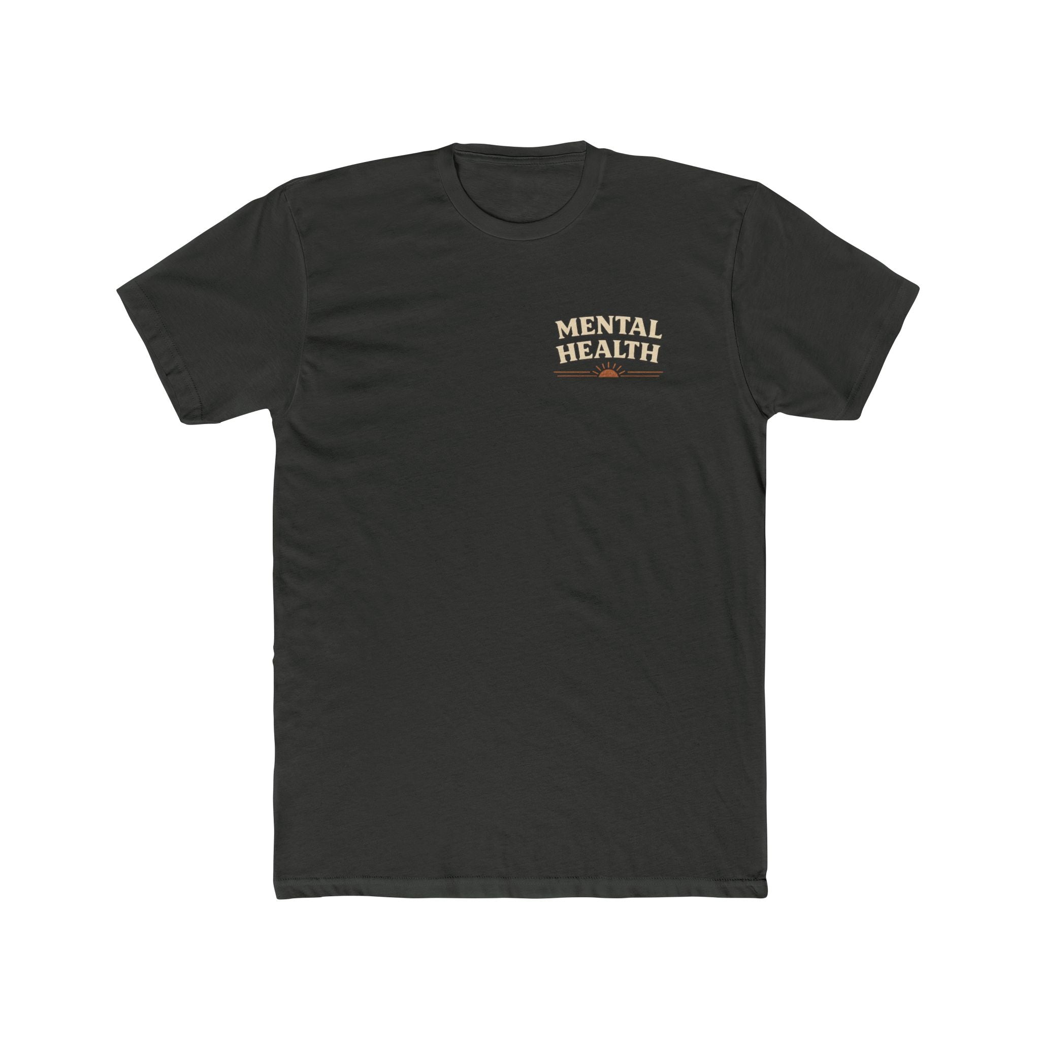 Mental Health Is Health Tee | Retro Sunrise, Take Care of Your Mind