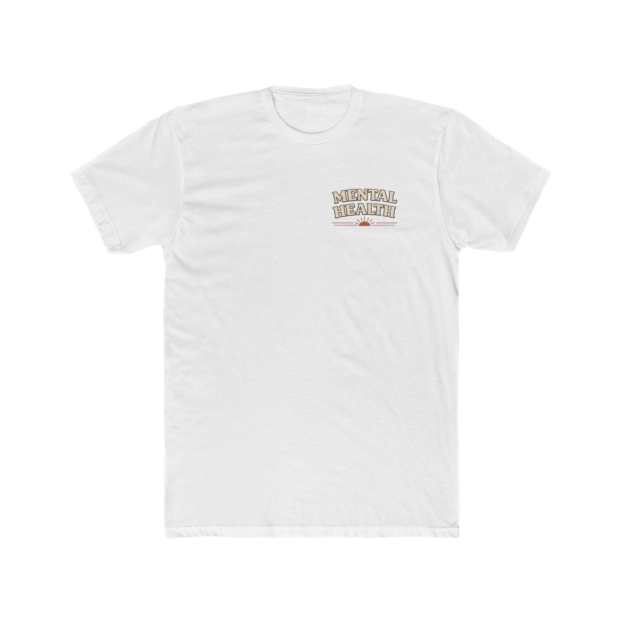 Mental Health Is Health Tee | Retro Sunrise, Take Care of Your Mind