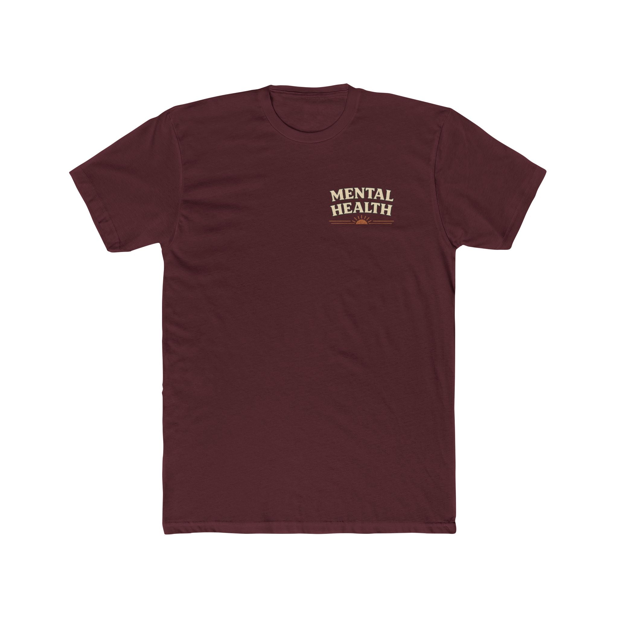 Mental Health Is Health Tee | Retro Sunrise, Take Care of Your Mind