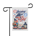 Happy 4th of July Garden Flag | Patriotic Garden Banner