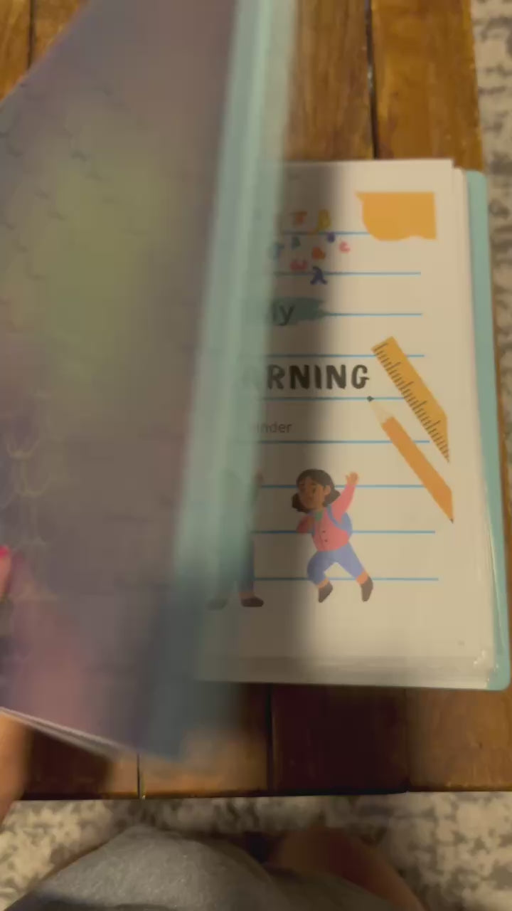 Learning book grade Pre k- 1st grade